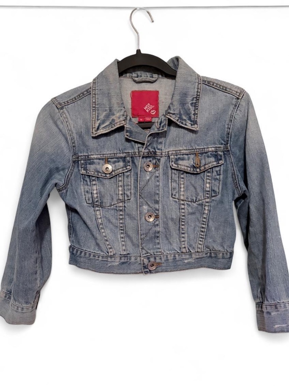 Women’s Hot Kiss Light Blue Denim Jean Jacket